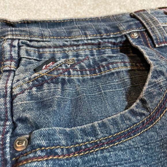 Men's Kick Back Denim Jeans Size 38W 30L - Picture 3 of 5